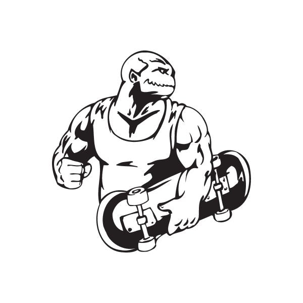 Image of Skateboarding Wall Decal - Vinyl Decal - Car Decal - DC 037