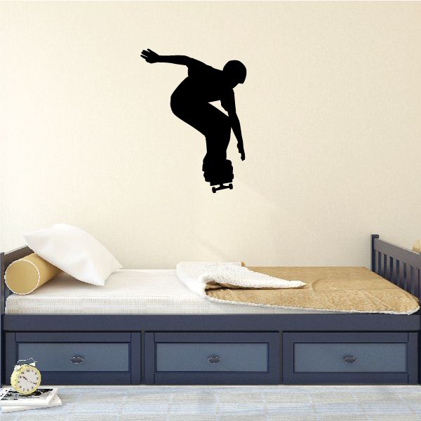 Image of Skateboarding Wall Decal - Vinyl Decal - Car Decal - Vd002