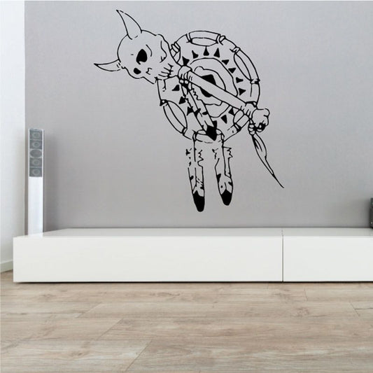 Image of Skull Dream Catcher Decal