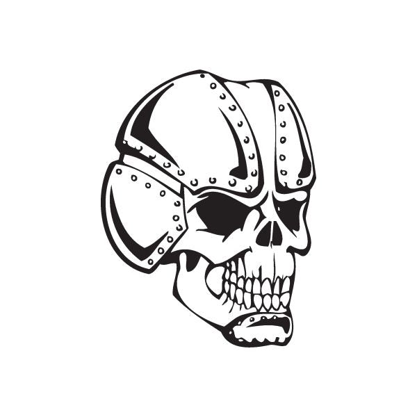 Image of Skull Wall Decal - Vinyl Decal - Car Decal - DC 8076