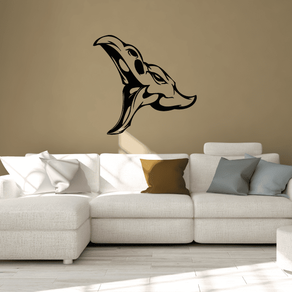 Image of Skull Wall Decal - Vinyl Decal - Car Decal - SM010