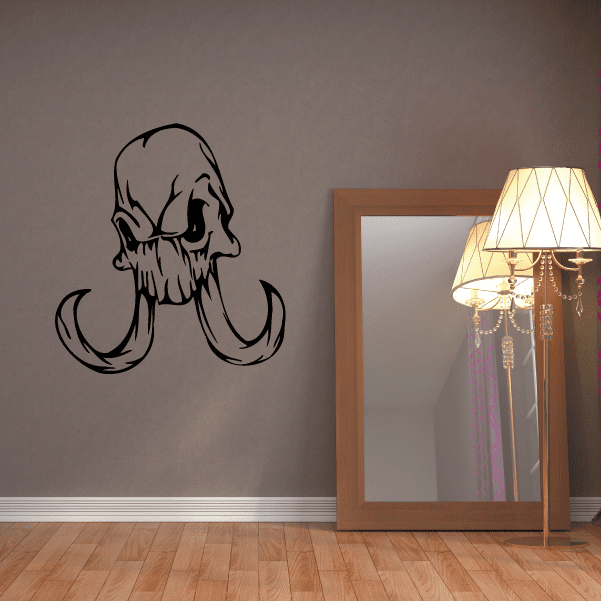 Image of Skull Wall Decal - Vinyl Decal - Car Decal - SM013