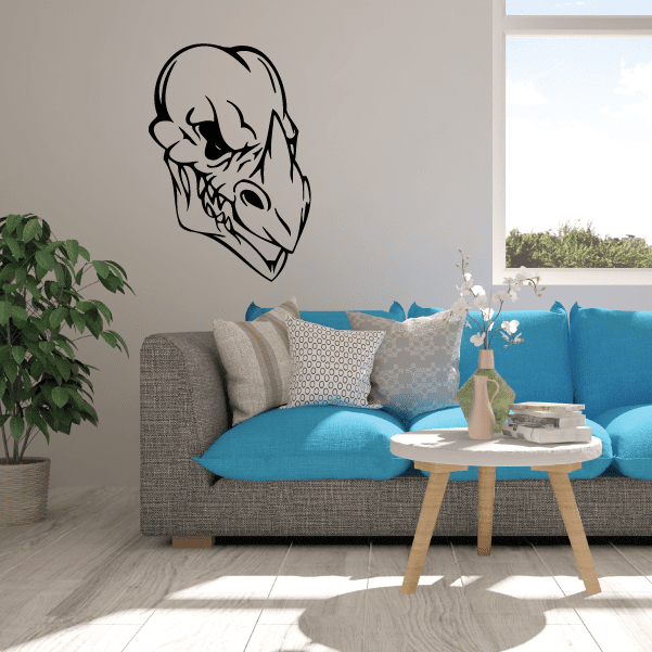 Image of Skull Wall Decal - Vinyl Decal - Car Decal - SM016