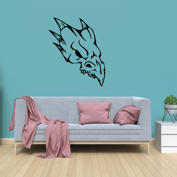 Image of Skull Wall Decal - Vinyl Decal - Car Decal - SM018