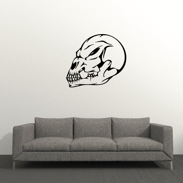 Image of Skull Wall Decal - Vinyl Decal - Car Decal - SM019