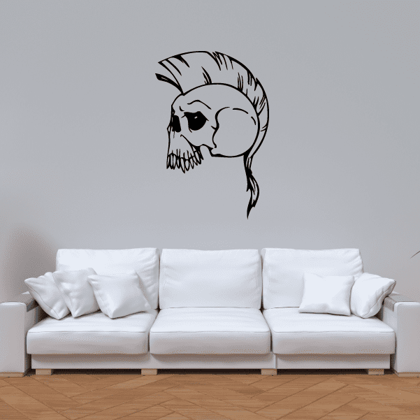 Image of Skull Wall Decal - Vinyl Decal - Car Decal - SM037