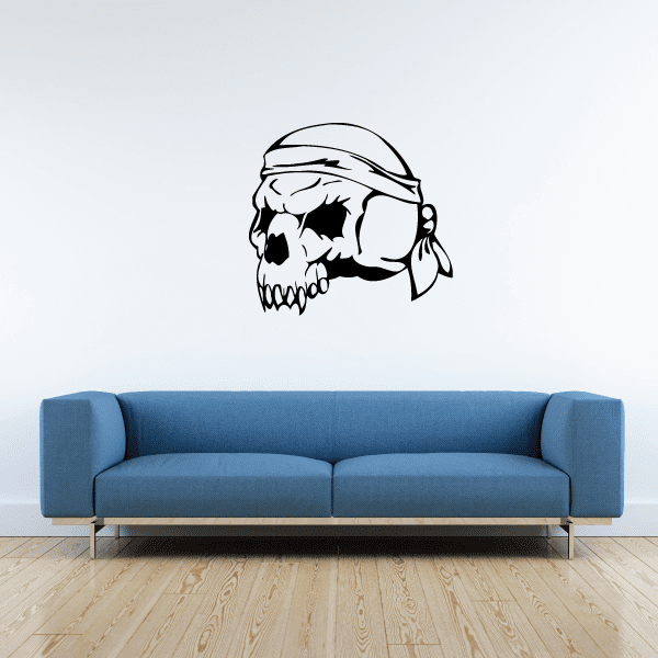 Image of Skull Wall Decal - Vinyl Decal - Car Decal - SM042