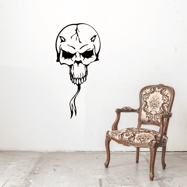 Image of Skull Wall Decal - Vinyl Decal - Car Decal - SM064