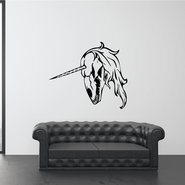 Image of Skull Wall Decal - Vinyl Decal - Car Decal - SM088