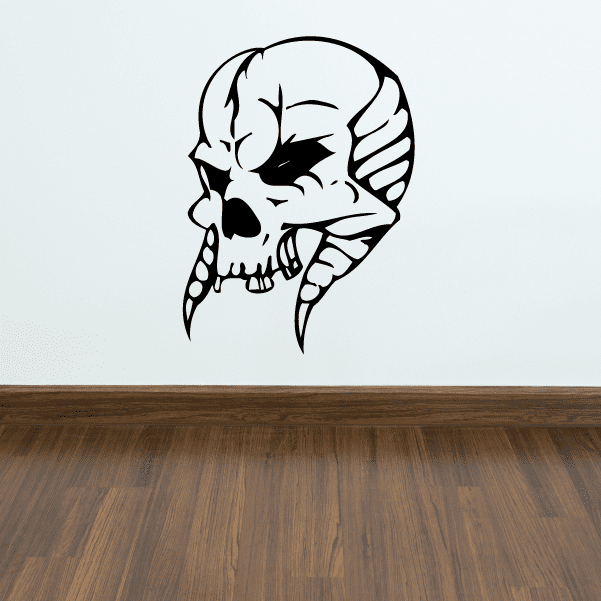 Image of Skull Wall Decal - Vinyl Decal - Car Decal - SM094