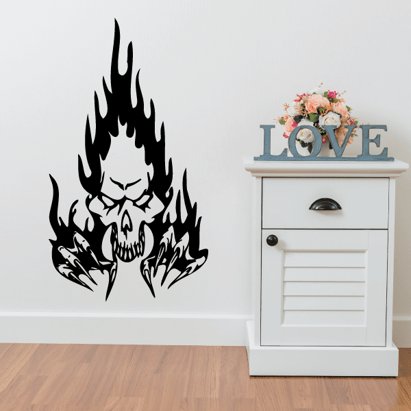 Image of Skull Wall Decal - Vinyl Decal - Car Decal - SM097