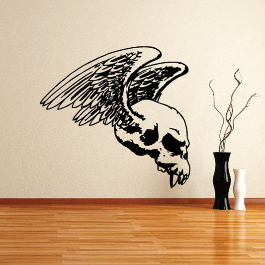 Image of Skull Wall Decal - Vinyl Decal - Car Sticker - CD12027