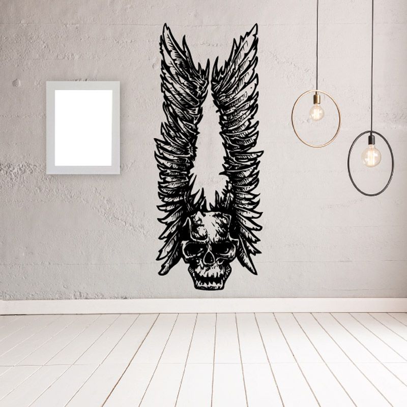 Image of Skull Wall Decal - Vinyl Decal - Car Sticker - CD23072