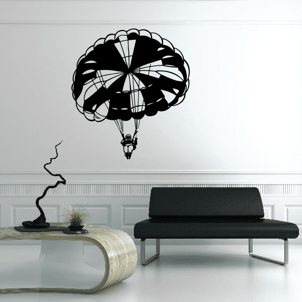 Image of Skydiving Open Parachute Decal