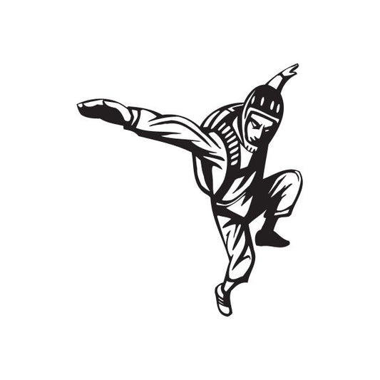 Image of Skydiving Stretched Arms Pose Decal