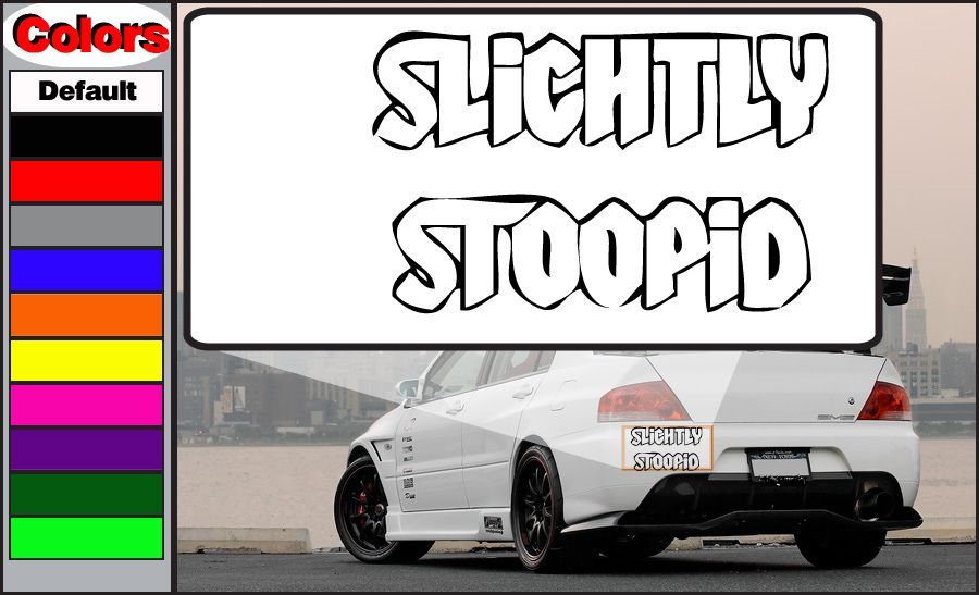 Image of Slightly Stoopid Decal