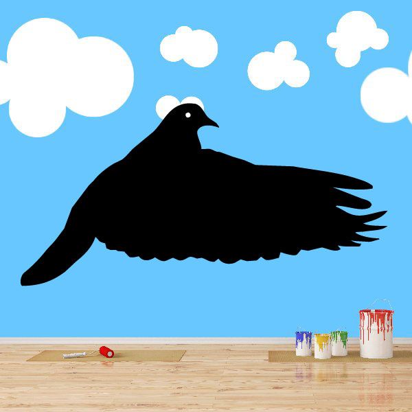 Image of Slow Flying Pigeon Decal