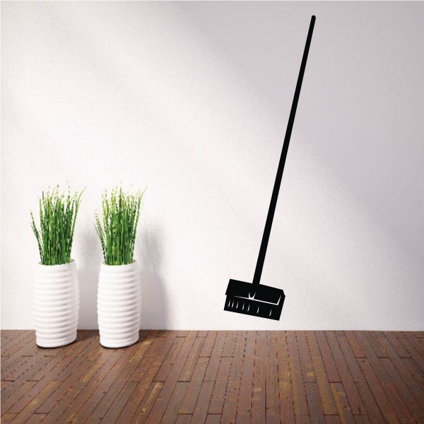 Image of Small Broom Decal