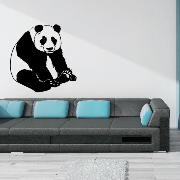 Image of Smiling Panda Decal