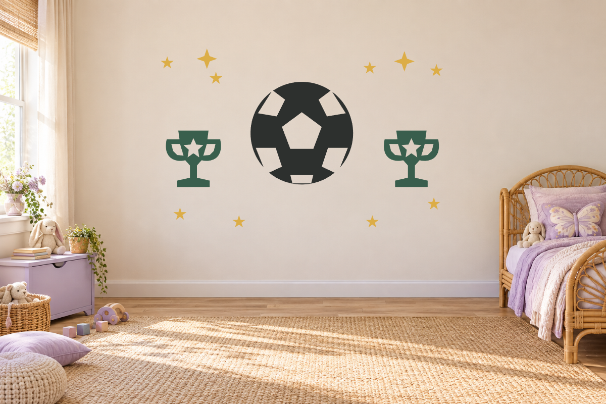 Soccer Dream Team Wall Decal Kit