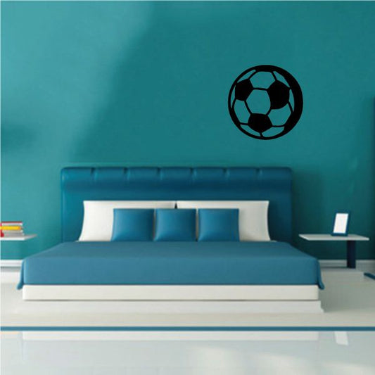 Image of Soccer Wall Decal - Vinyl Decal - Car Decal - 013