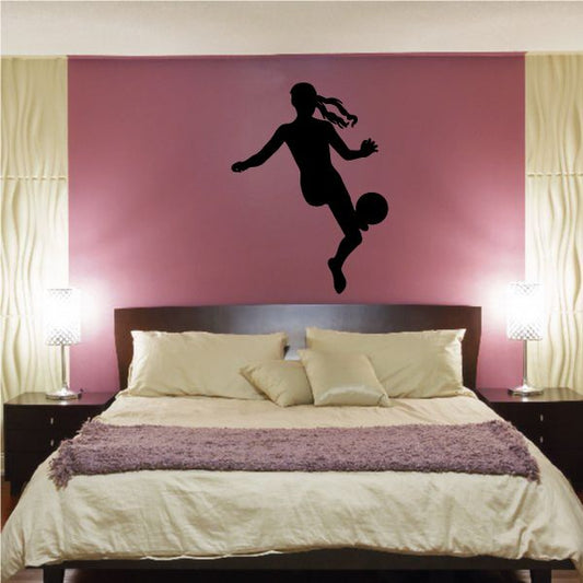 Image of Soccer Wall Decal - Vinyl Decal - Car Decal - 072