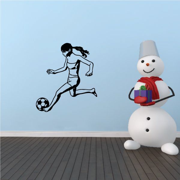 Image of Soccer Wall Decal - Vinyl Decal - Car Decal - 075