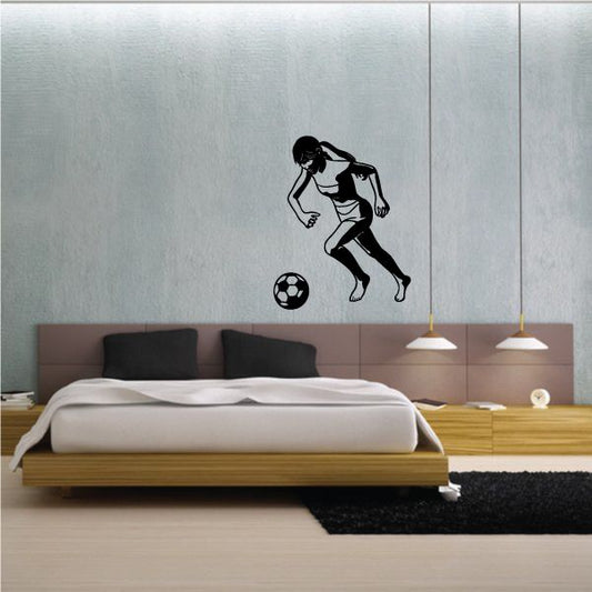 Image of Soccer Wall Decal - Vinyl Decal - Car Decal - 089
