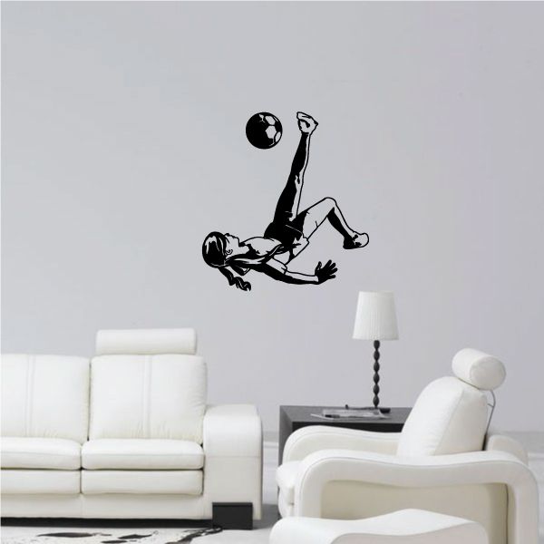 Image of Soccer Wall Decal - Vinyl Decal - Car Decal - 135