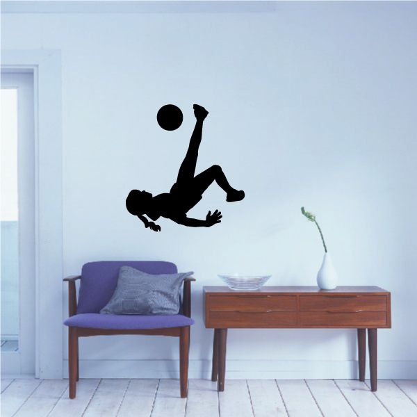 Image of Soccer Wall Decal - Vinyl Decal - Car Decal - 136