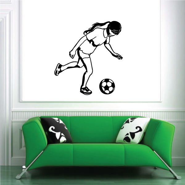 Image of Soccer Wall Decal - Vinyl Decal - Car Decal - 139