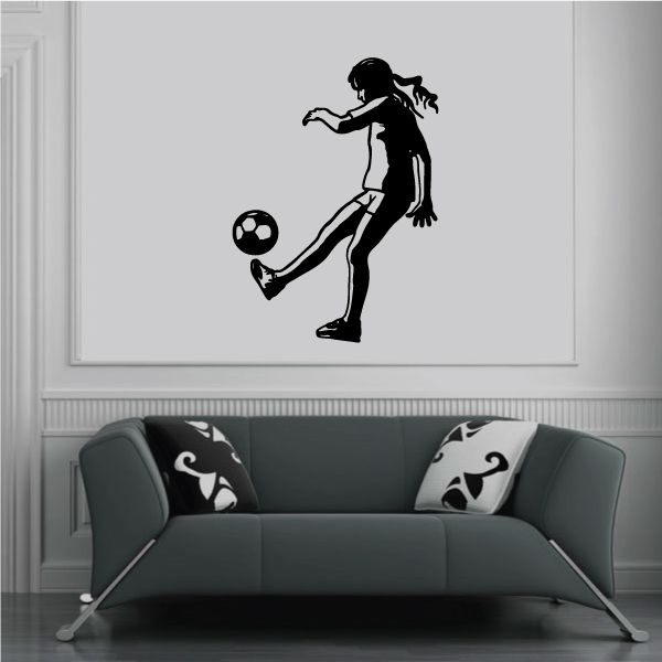 Image of Soccer Wall Decal - Vinyl Decal - Car Decal - 143