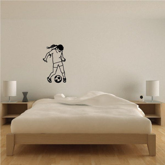 Image of Soccer Wall Decal - Vinyl Decal - Car Decal - 147