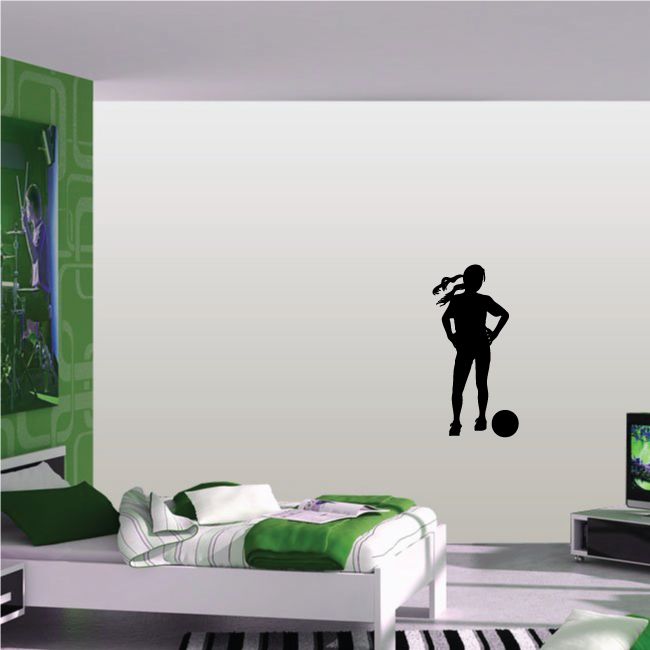 Image of Soccer Wall Decal - Vinyl Decal - Car Decal - 156