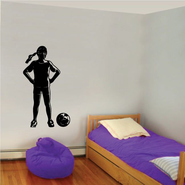 Image of Soccer Wall Decal - Vinyl Decal - Car Decal - 163