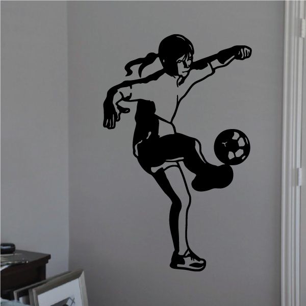 Image of Soccer Wall Decal - Vinyl Decal - Car Decal - 165