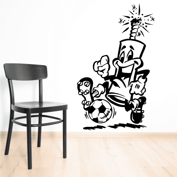 Image of Soccer Wall Decal - Vinyl Decal - Car Decal - Bl030