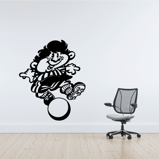 Image of Soccer Wall Decal - Vinyl Decal - Car Decal - Bl065