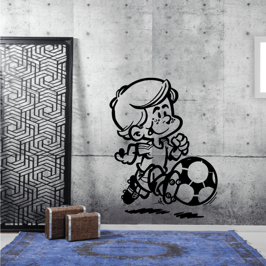 Image of Soccer Wall Decal - Vinyl Decal - Car Decal - Bl067