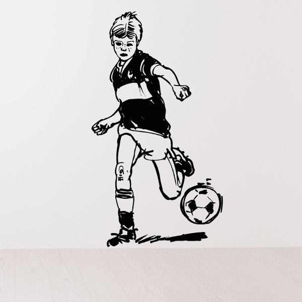 Image of Soccer Wall Decal - Vinyl Decal - Car Decal - Bl071