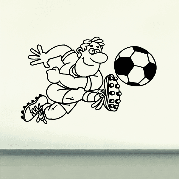 Image of Soccer Wall Decal - Vinyl Decal - Car Decal - Bl094