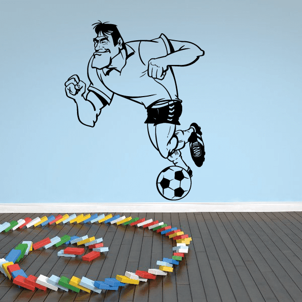 Image of Soccer Wall Decal - Vinyl Decal - Car Decal - Bl102