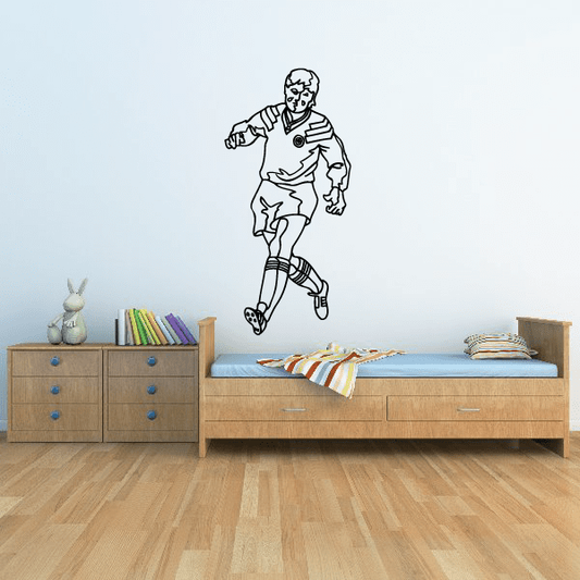 Image of Soccer Wall Decal - Vinyl Decal - Car Decal - Bl122