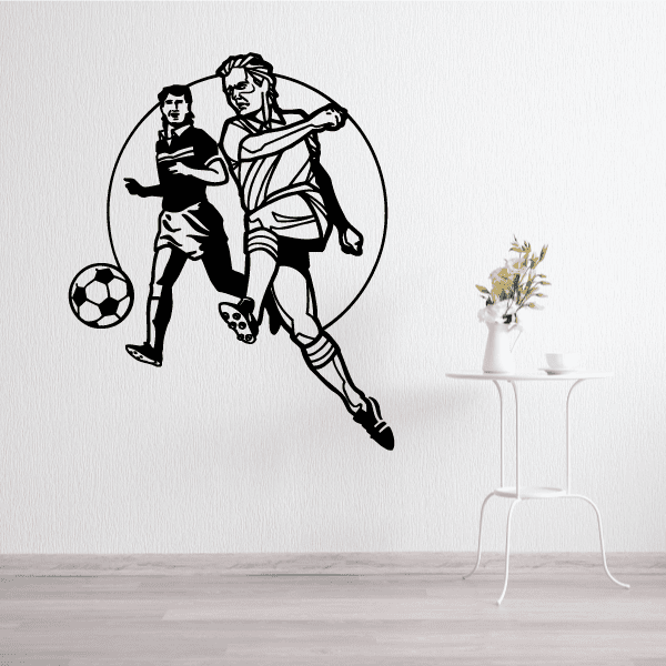 Image of Soccer Wall Decal - Vinyl Decal - Car Decal - Bl158