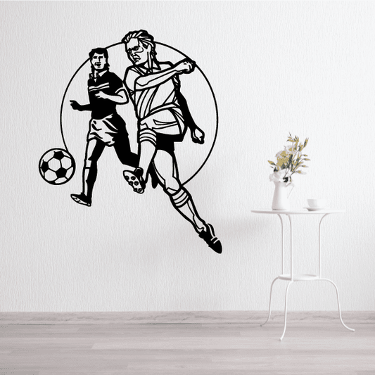 Image of Soccer Wall Decal - Vinyl Decal - Car Decal - Bl158