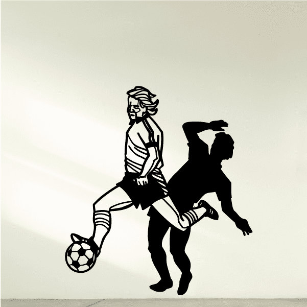 Image of Soccer Wall Decal - Vinyl Decal - Car Decal - Bl159