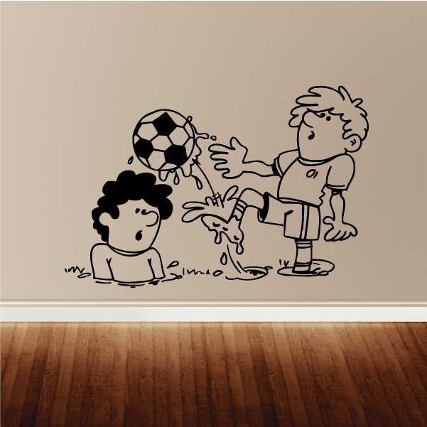 Image of Soccer Wall Decal - Vinyl Decal - Car Decal - Bl172