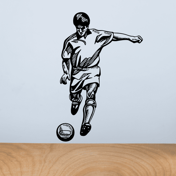 Image of Soccer Wall Decal - Vinyl Decal - Car Decal - CDS022