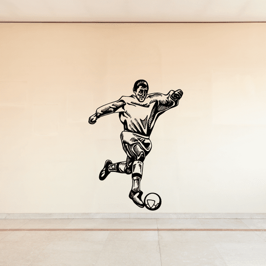 Image of Soccer Wall Decal - Vinyl Decal - Car Decal - CDS024