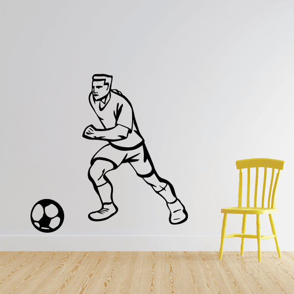 Image of Soccer Wall Decal - Vinyl Decal - Car Decal - CDS033